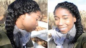 However, freshly washed hair can actually be more difficult to work with because it's silky and slippery. Dutch Side Braid Thick Hair Braiding Tip Natural Hair Protective Style Youtube
