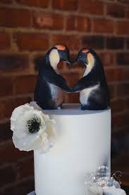 Modeling Chocolate Emperor Penguin Wedding Wedding Cake Topper Hand Painted Because The Male Gi Penguin Wedding Penguin Cake Toppers Chocolate Wedding Cake