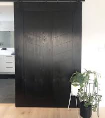 Black And White Barn Door Palm Beach Black Exterior Wood Stain Black Wood Stain Stained Doors
