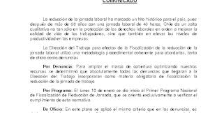 Intensa discusión política ha generado la propuesta de la diputada camila vallejos (pc) y la contrapropuesta anunciada por el ministro del trabajo para reducir la jornada laboral en chile, con declaraciones que han tenido amplia repercusión. Direccion Del Trabajo Evalua Reduccion De Jornada Laboral Dt Noticias