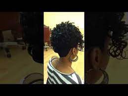Curly Mohawk Quick Weave Stylist Marvin Hayes Youtube Quick Weave Curly Quick Weave Hairstyles Short Weave Hairstyles