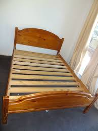 solid timber queen size bed head foot rails 11 thick pine slats p x2f u mitcham 3132 for sale aud 99 00 s timber bed frames queen size bedding timber beds