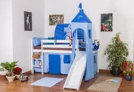 Kinderbett mit rutsche etagenbett pauli buche vollholz. Kinderbett Hochbett Andi Buche Vollholz Massiv Mit Rutsche Und Turm Weiss Lackiert Inkl Rollrost 90 X