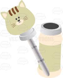 Glass Liquid Baby Medicine Dropper With Kitty Head And Bottle Baby Medicine Bottle Medicine