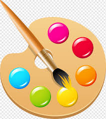 Terracotta paint colors can be lighter or darker depending on the other colors that are mixed in. Paint Palette And Paint Brush Art Pigment Color Ink Brush Paint Brush Watercolor Painting Orange Palette Png Pngwing
