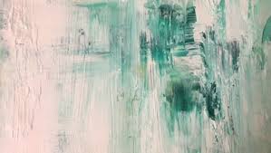 Simple abstract painting using a calm color palette and a palette knife to create texture. Abstract Painting Palette Knife And Dripping Techniques Suzanne Kurilla Skillshare