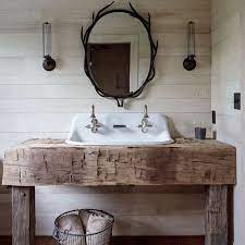 Do you want to transform your bathroom into a rustic country paradise? Blog Marie Flanigan Interiors Bathroom Farmhouse Style Rustic Bathroom Vanities Rustic Bathrooms