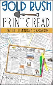 Gold Rush Reading Passages Print Read In 2020 California Gold Rush Teachers Are Terrific Gold Rush