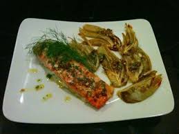 Saumon Au Fenouil Confit A L Huile D Anchois La Cuisine De Mes Envies Fenouil Confit Recettes De Cuisine Cuisine