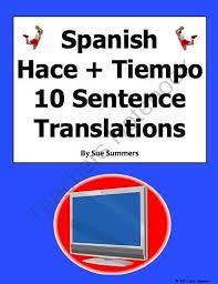 Teachers Notebook 10 Sentences Sue Summers Learning Spanish For Kids