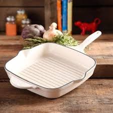 Linen Cast Iron Grill Pan 10 25 Inches Pioneer Woman Line Square Cookware New Pioneer Woman Cookware Pioneer Woman Dishes Pioneer Woman Kitchen