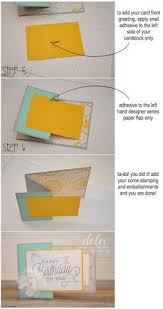 Fold lines must always be straight, so always use a ruler! Diy Zfold Card Tutorial Paper Cards Fun Fold Cards Card Making Techniques