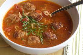 Ej S Simple Italian Meatball Soup Recipe Italian Meatball Soup Meatball Soup Delicious Soup