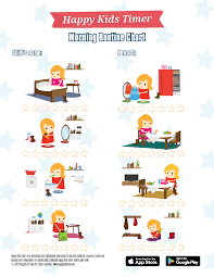 Download Free Printable Morning Routine Chart
