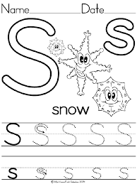 S Is For Snow Letter S Worksheets Preschool Worksheets Letter S Activities