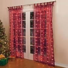 Get indoor christmas decor inspiration. Prelit Curtain Panels These Could Be Kind Of Fun As A Photo Backdrop Shower Curtain Decor Christmas Kitchen Curtains Decor