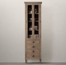 Rh Maison Tall Bath Cabinet Downstairs Boys Bathroom On Sale Narrow Storage Cabinet Bath Cabinets Tall Narrow Storage Cabinet