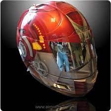 Red Optimus Prime Custom Helmet Paint Helmet Custom Paint