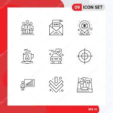 As an insurance marketer, your job is to make your product and service more appealing and useful to your customers. Pack Of 9 Modern Outlines Signs And Symbols For Web Print Media Such As Insurance Hot Mail Tea India Editable Vector Design Elements Premium Vector In Adobe Illustrator Ai Ai