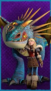 The deadly nadder is the dragon that astrid ended up with. Astrid Stormfly Wallpaper From Dreamworks How Train Your Dragon How To Train Dragon How To Train Your Dragon