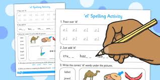 Tenemos que seguir en esta línea. El Spelling Activity Teacher Made