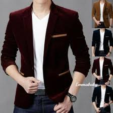 James darby mens slim fit padded diamond quilted cord patch winter jacket coat. Shop Stylish Men S Casual Slim Fit Formal One Button Suit Blazer Coat Jacket Tops Online From Best Suits On Jd Com Global Site Joybuy Com