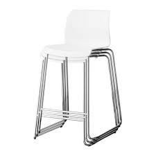 Glenn Bar Stool White Chrome Plated 26 Ikea Bar Stools Cheap Bar Stools Ikea Barstools