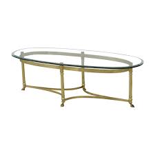 Buy glass coffee tables and get the best deals at the lowest prices on ebay! 77 Off Glass And Brass Coffee Table Tables