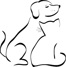 Animal Cat Dog Pet Free Svg Image Icon Cat And Dog Tattoo Dog Clip Art Cat And Dog Drawing