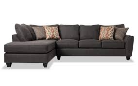 Capri Graphite Right Arm Facing Sectional Bobs Com Bobs Furniture Living Room Sectional Bob S Discount Furniture