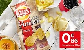 Chips A L Ancienne Nature Lay S Le Sachet De 150 G A Prix Carrefour Chips Chips De Pomme Idees De Collations