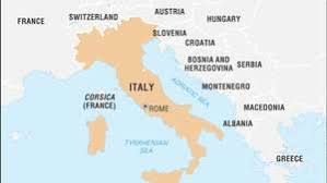 It includes country boundaries, major cities, major mountains in shaded relief, ocean depth in blue color gradient, along with many other features. Italy Facts Geography History Flag Maps Population Britannica
