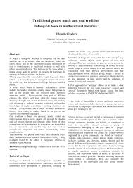 Published april 9, 2016 at 189 × 267 in :: Pdf Traditional Games Music And Oral Tradition Intangible Tools In Multicultural Libraries