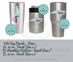 Yeti Cup Decal Size Chart Www Bedowntowndaytona Com