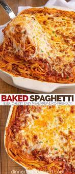 Easy Cheesy Beef Baked Spaghetti That 039 S Kid Friendly Pasta Beef Groundbeef Cheesy Chee Spaghetti Recipes Easy Cheesy Baked Spaghetti Baked Spaghetti