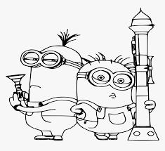 Minion mel from despicable me 3 coloring page. Path310 Kevin Despicable Me Coloring Page Hd Png Download Kindpng