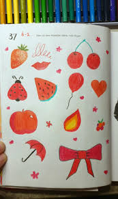 Day 37 Draw Red Things 365daysofart Color Themes Theme Prints