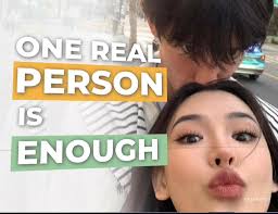 one real person is enough.