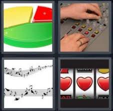 4 Pics 1 Word Answer For Chart Mixer Staff Casino Heavy Com