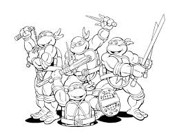 Ausmalbilder Von Teenager Mutanten Ninja Turtles Kostenlos Drucken