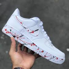 Paint Splatter Af1 By Restorationplug Nike Air Shoes Nike Shoes Air Force Nike Air Force Ones