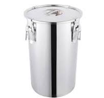 Daosheng 50L Stainless Steel Leakproof Food Storage Container Airtight  Barrel Milk Tank Stainless Steel Bucket with Sealed Lid