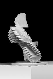 Kanye West S Adidas Yeezy Boost 350 Gets Turned Into 3d Sculpture Glitch Art Design What Is Contemporary Art Glitch Art