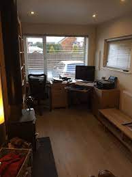 Converting the garage adds square footage, value, fun and function to your home. Single Garage Conversion To Office In Lancashire More Living Space