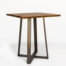 High Top Restaurant Furniture Square Top Table Pedestal Etsy Square Pub Table Pub Table Cafe Tables
