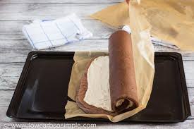 Low Carb Buche De Noel My Guest Post Low Carb Cake Buche De Noel Recipe Chocolate Roll Cake