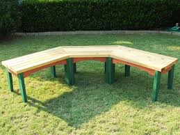 So if you are in need of a planter, look no further. How To Build A Semi Circular Wooden Bench Diy Bench Outdoor Garden Bench Diy Outdoor Bench Plans