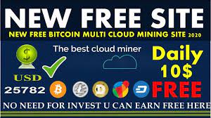 New Free Bitcoin Cloud Mining Site 2020 Cloud Mining Bitcoin Free Bitcoin Mining
