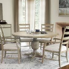 The materials for the table and the chairs are all changeable to how you need along with chair legs. Bernhardt Rustic Patina Round Dining Table With Four 4 Chairs Davids Furniture Interiors