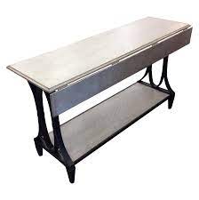 Industrial Drop Leaf Console Sofa Table With Storage Industrial Sofa Table Industrial Sofa